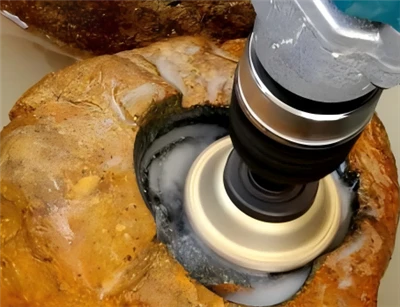 How to use cerium oxide to polish stones?